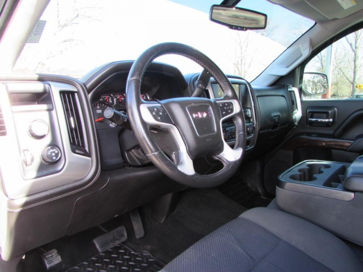 2014 Silver /Gray GMC Sierra 1500 SLE Z71 (3GTU2UEC1EG) with an 5.3 V8 engine, 6 speed automatic transmission, located at 4562 State Avenue, Billings, MT, 59101, (406) 896-9833, 45.769516, -108.526772 - 2014 GMC Sierra 1500 SLE Z71 Crew Cab 4WD - Low miles! 5.3L Ecotec3 V8 OHV 16V FFV engine - 6 speed automatic transmission - 4WD - 86,753 miles - Montana unit! SLE package - Z71 off road package - dual zone climate control - air conditioning - tilt steering wheel - cruise control - touchscreen - Photo#9